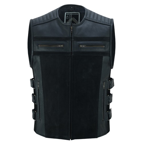 Men leather cowl - cowl,